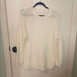 Elegant Cream Knit Sweater
